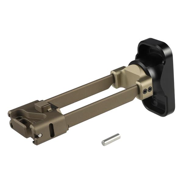 Airsoft Artisan B&amp;Tタイプ MP9/TP9 リトラクタブルストック Tan (KS...