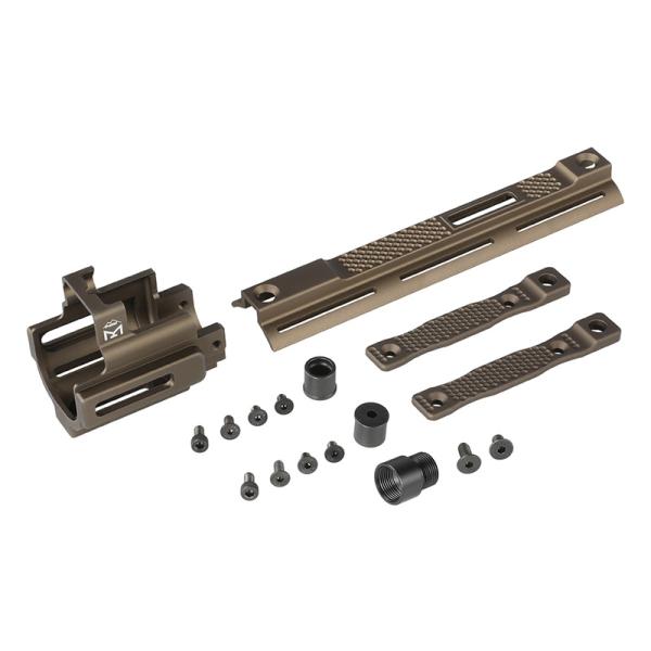 Airsoft Artisan PMMタイプ SCAR M-LOKフロントセットキット DE 東京マ...