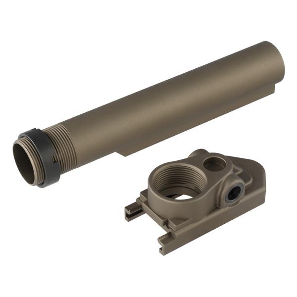 Airsoft Artisan SCAR-L/H M4ストックアダプター (WE/AEG対応) DE