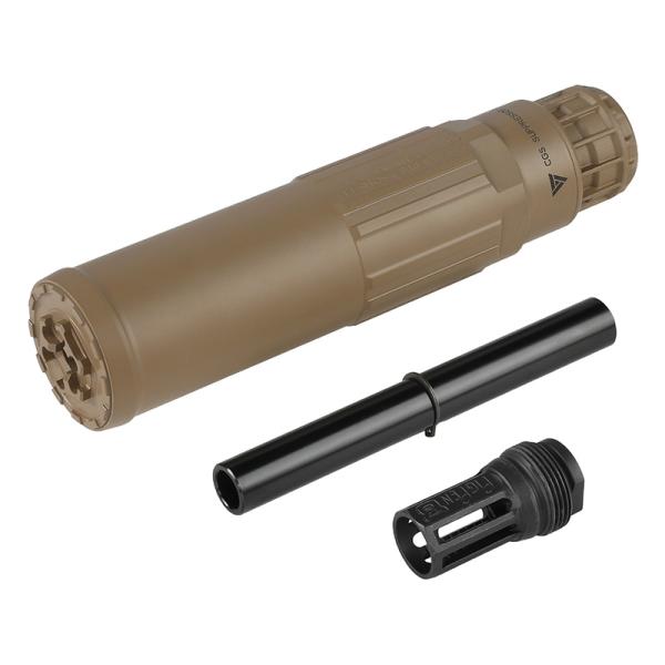 Airsoft Artisan CGS SCI-SIX タイプ ダミーサイレンサー &amp; Novesk...