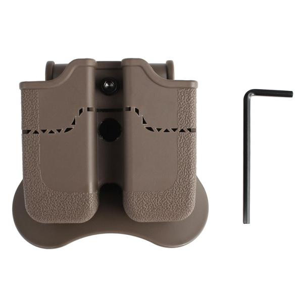 Amomax Beretta/HK エアソフトダブルマガジンポーチ FDE (Beretta PX4...