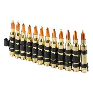 BIGDRAGON M249 5.56×45mm アルミダミーカートリッジ(ベルトリンク付） 【 ネコポス可 】