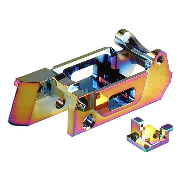 COWCOW Technology AAP01 強化アルミトリガーハウジング Rainbow