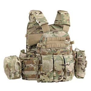 WoSporT LBT6094スタイルプレートキャリア 3ポーチ付 BK