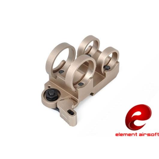 ELEMENT LaRueスタイル タクティカルダブルスタック ライトマウント DE