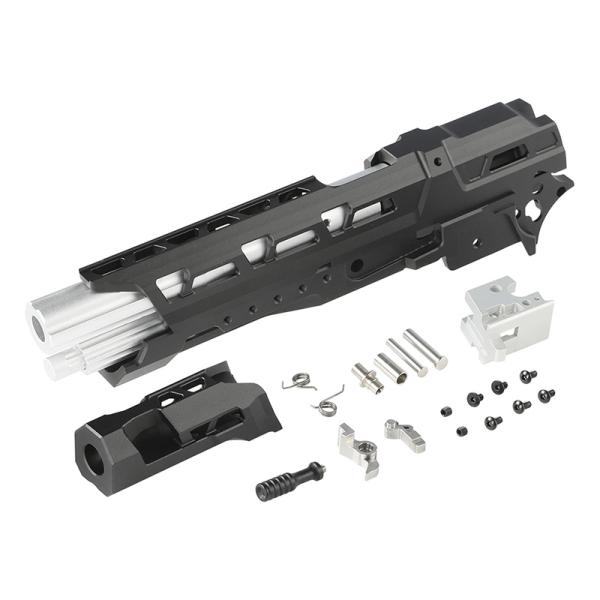 5KU EX-01 エクストラ CNCアルミスライドシャーシセット BK xSV (東京マルイ ハイ...