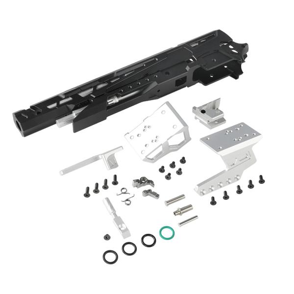 5KU EX-02 エクストラ CNCアルミスライドシャーシ ドットサイトマウントセット BK xS...