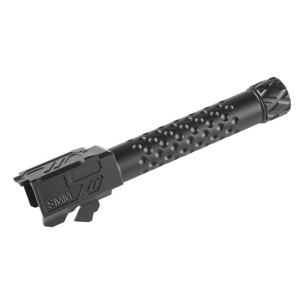 ZEVスタイル タクティカルディンプルアルミアウターバレル (14mm逆ネジ/VFC G19 Gen...