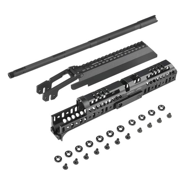 5KU Zenit タイプ ハンドガード＆トップカバー＆アウターバレルセット 東京マルイ AKM G...