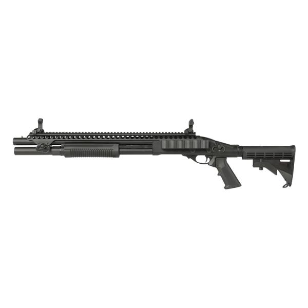 Golden Eagle M870 ガスショットガン Tactical/Black ショットシェルホ...