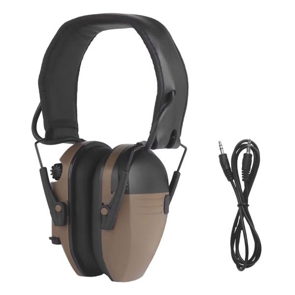 WoSporT シューティングトレーニングヘッドセット Tan (ノイズリダクションバージョン)HD...