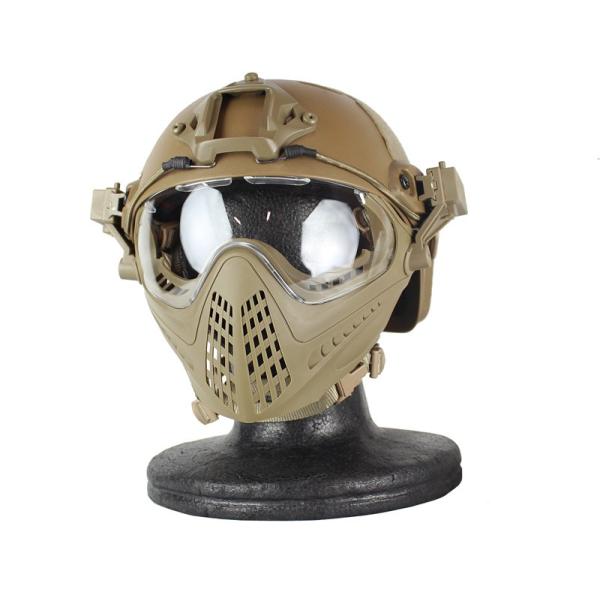 WoSporT パイロットタクティカルヘルメット (FASTヘルメットアダプターver.) PJ T...