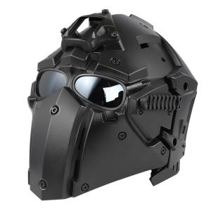 WoSporT Ronin NVGマウントモジュラーヘルメット ファン付 Obsidian｜hercules-gear