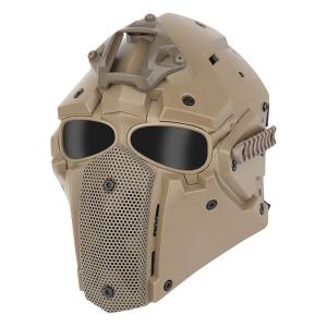 WoSporT Ronin NVGマウントモジュラーヘルメット ファン付 Obsidian