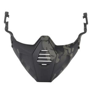 WoSporT Ronin NVGマウントモジュラーヘルメット ファン付 Obsidian