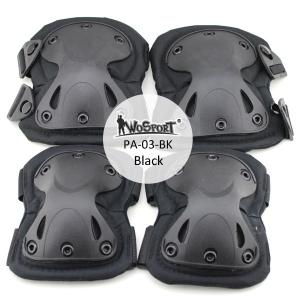 WoSporT HATCH XTAKスタイル エルボー/ニーパッドセット BK