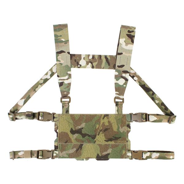 PEW Tactical FCスタイル チェストリーリグ ミニハーネス マルチカム