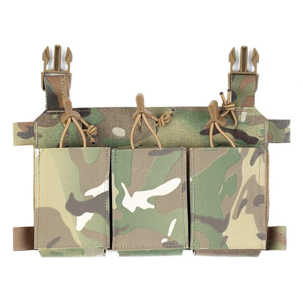 PEW Tactical HSP Thoraxスタイル トリプルライフルマグプラカード マルチカム