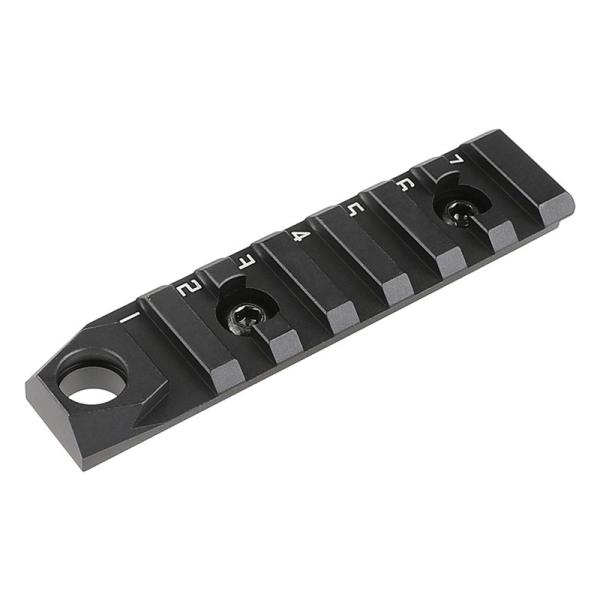 SAA M-LOK レールセクション 7スロット (ナンバーマーキング/QDスリングマウント搭載) ...