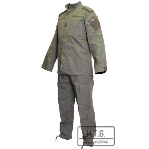 迷彩服 BDU スモークグリーン 上下セット ブーニーハット付属 三点セット