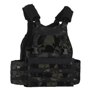 EMERSON CPスタイル NAVY CPCプレートキャリア BK : ミリタリー