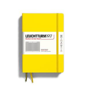 LEUCHTTURM1917/ロイヒトトゥルム Notebooks Medium (A5) レモン ミディアム (A5) 方眼 344799｜hercules23