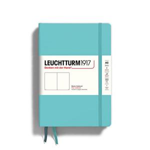 LEUCHTTURM1917/ロイヒトトゥルム Notebooks Medium (A5) アクアマリン ミディアム (A5) 無地 36339｜hercules23