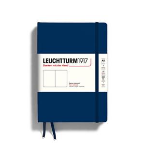 LEUCHTTURM1917/ロイヒトトゥルム Notebooks Medium (A5) ネイビー ミディアム (A5) 無地 342924｜hercules23