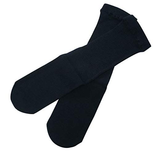 ひとにやさしいモノショップ。  ギプスの上から履けるめちゃのび靴下（春夏） 黒 1足入（両足用）日本...