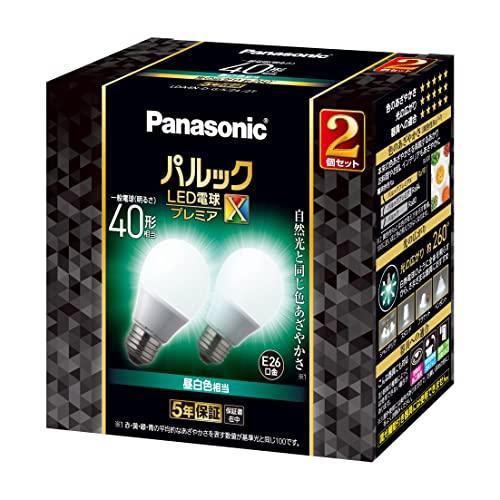 パナソニック パルック LED電球 口金直径26mm プレミアX 電球40形相当 昼白色相当(4.4...