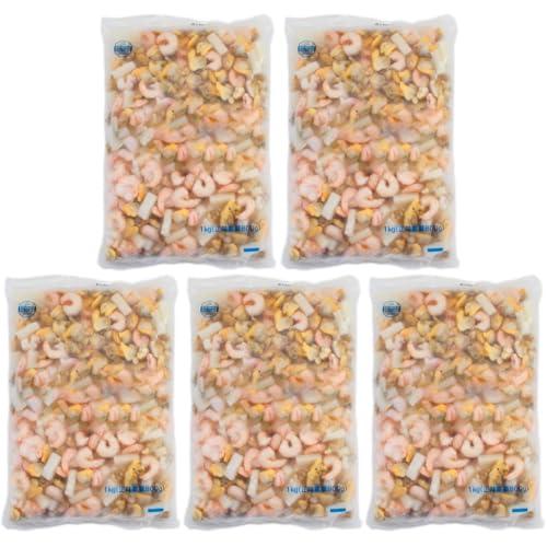 シーフードミックス 冷凍 5kg セット 国内加工 えび いか あさり