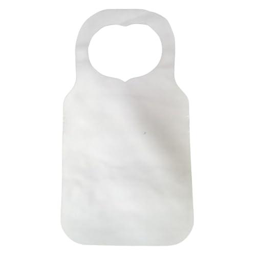 Sasae From Japan 使い捨てエプロン 食事用エプロン 不織布 10枚 介護 白 焼き肉...