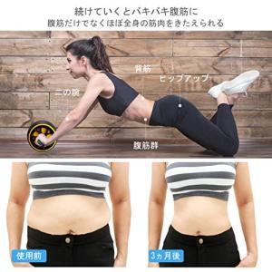AUOPLUS 腹筋ローラー 膝マット付き ア...の詳細画像1