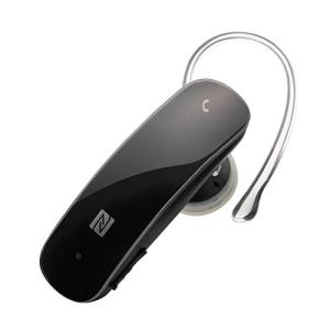 バッファロー iBUFFALO Bluetooth4.0対応 ヘッドセット NFC対応モデル ブラック BSHSBE33BK｜hercules23