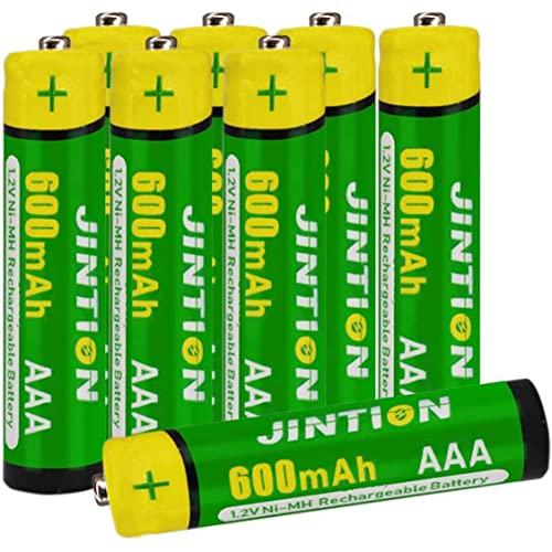 JINTION 単4電池 充電式 1.2V 充電電池 ニッケル水素電池8本パック 600mAh 単4...