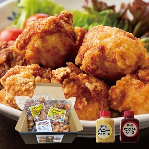 八蔵 冷凍 唐揚げ 業務用 国産 若鶏もも むね ミックス 1kg(味変ソース付) からあげ 自然解...
