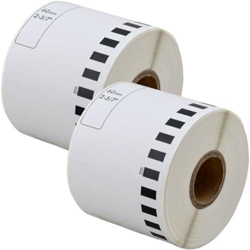 互換ラベルLabo DK-2205 ブラザー 互換 ラベル 2ロールセット brother QL-7...