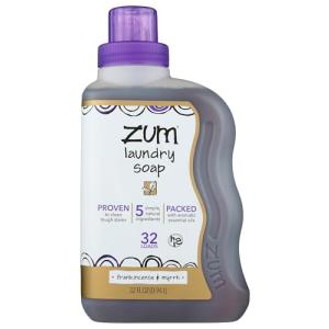Indigo Wild Zum Clean Aromatherapy Laundry Soap Frankincense & Myrrh 32