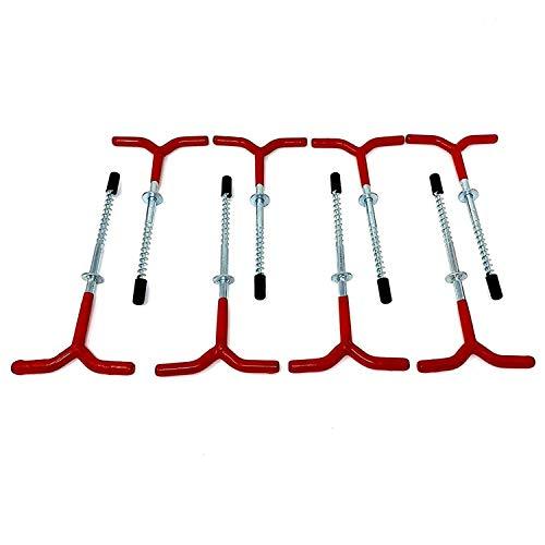 SCGEHA アイスペグ ペグ ワカサギ 釣り 氷用 竿置き 竿掛け ハンド ドリル テント 4本セ...