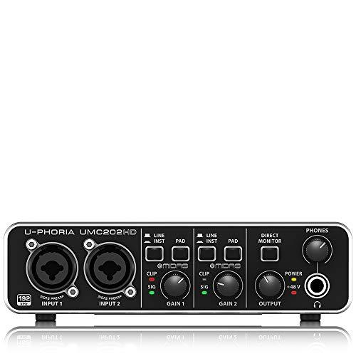 BEHRINGER U-PHORIA 2-Channel UMC202HD