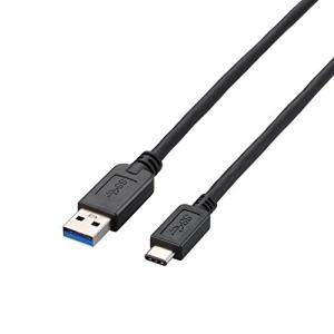 エレコム USBケーブル Type C ( USB A to USB C ) 15W 0.5m USB3.1準拠 最大10Gbps ブラック U｜hercules23