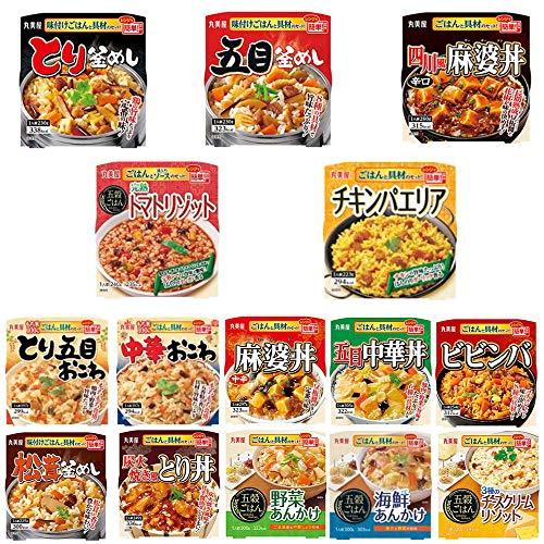 丸美屋 味付けごはん付き とり釜めし 麻婆丼（中辛）五目釜めし ビビンバ 五目中華丼 松茸釜めし ア...