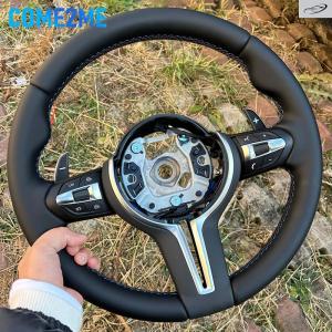 並行輸入品 BMW M5 M3 M2 M8 F10 F30 E90 E89 F12 F13 E92 F20 F06 F80 F82 F83 F31 用レザー製ステアリングホイール カーアクセサリー