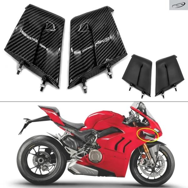 並行輸入品 オートバイウィングレットサイドパネル固定翼エアロダイナミクスフェアリングDucati P...