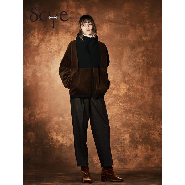 SCYE｜サイ Faux Fur Flecce Zip-UP Hoodie/1219-23222