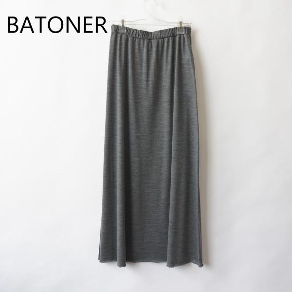 BATONER ｜バトナー Washable Wool Skirt/BN-21SL-028