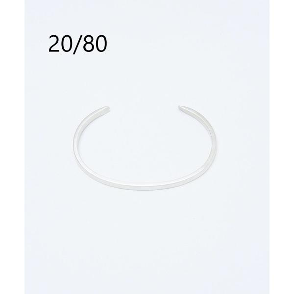 20/80｜トゥエンティーエイティー TWENTY EIGHTY SILVER IDバングル3mm/...