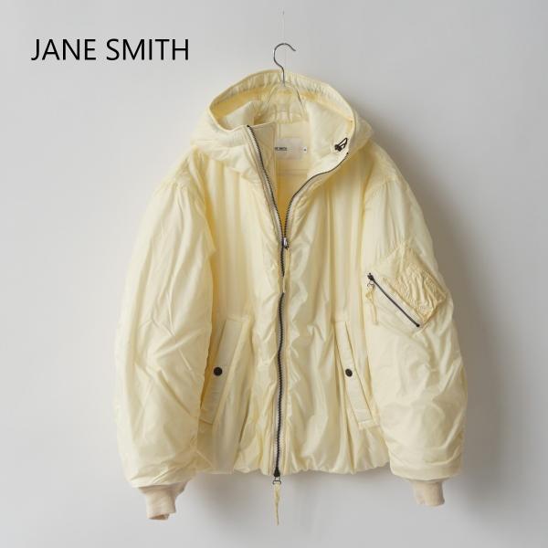 JANE SMITH｜ジェーンスミス Nylon taffeta hoodie MA-1 jacke...