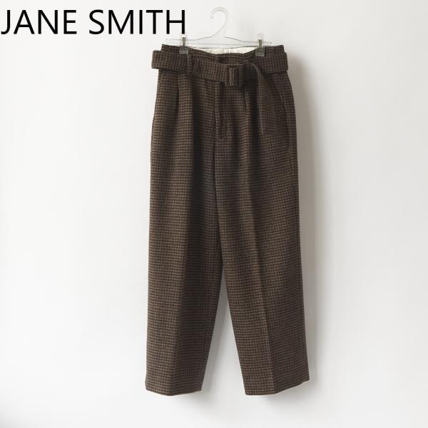JANE SMITH/ジェーンスミス・Wool Polyester gunclub check be...