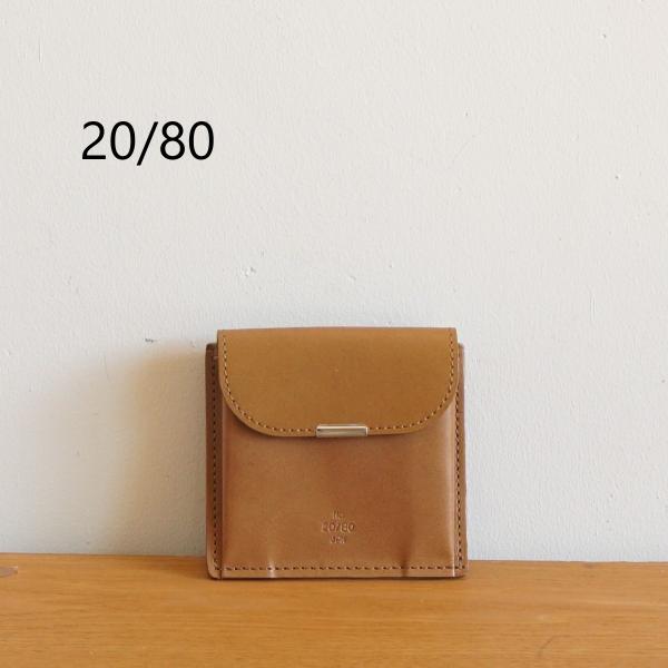 20/80｜トゥエンティーエイティー Tochigi Leather Not Clip Wallet